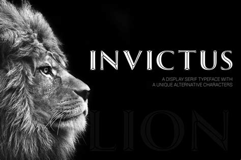 Invictus Serif Typeface (74842) | Display | Font Bundles