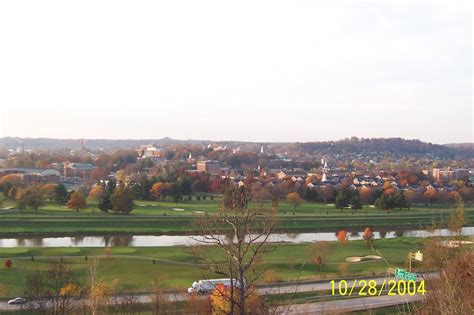 Athens, OH : This is a shot taken from a apartment complex overlooking the city photo, picture ...