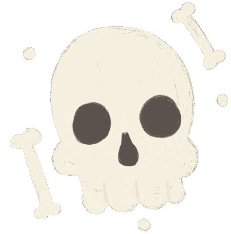 Skull Skeleton Sticker for iOS & Android | GIPHY