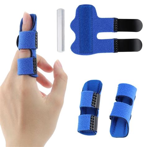 Adjustable Finger Splint Pain Relief Trigger Finger Fixing Splint Straightening Brace Support ...