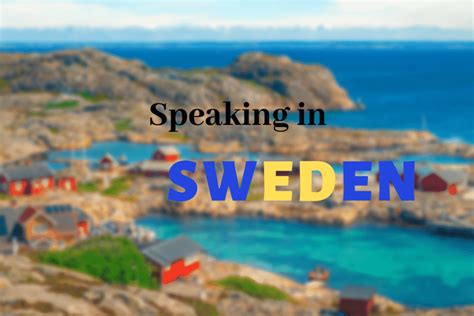 Public speaking in Sweden - Speakersloft