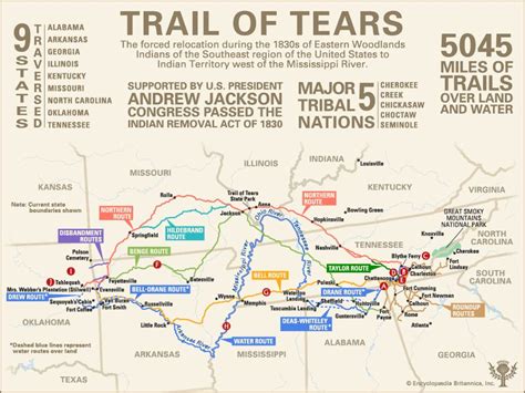 Trail of Tears: Routes, Statistics, and Notable Events | Britannica