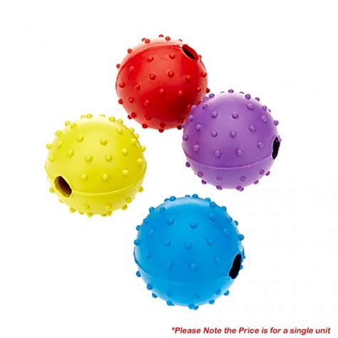 Classic Rubber Pimple Ball Dog Toy - 40mm | Feedem