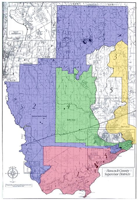 Hancock County Government: District Map