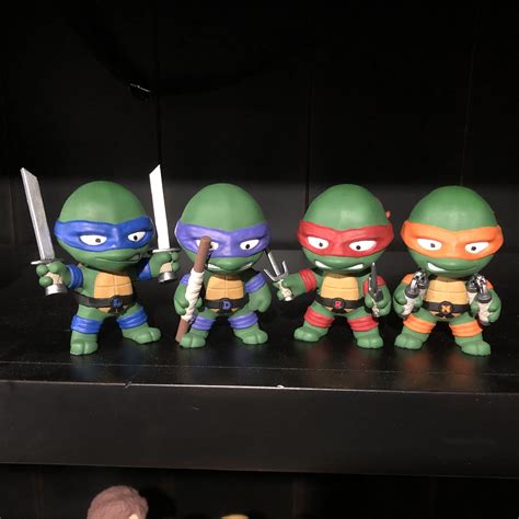 STL file TMNT Leo, Donnie, Mikey, Raph ♌・3D print design to download・Cults