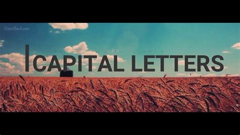 Capital Letters (Lyrics) - Hailee Steinfield & Bloodpop - YouTube