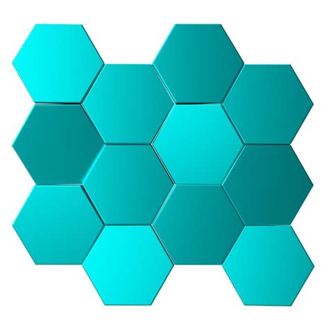 Premium Photo | Hexagon shape 3d hexagon