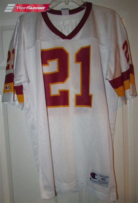 Vintage Champion Washington Redskins Deion Sanders #21 Jersey Size 40 ...