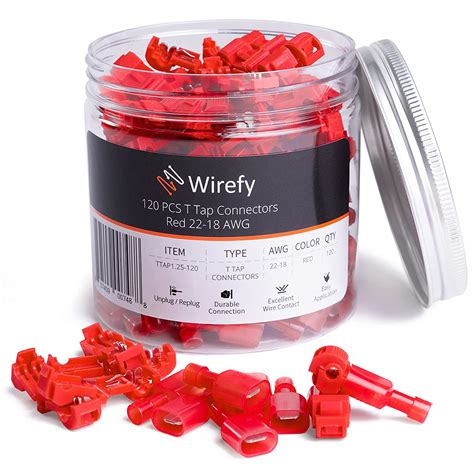 Wirefy 120 PCS T Tap Wire Connectors - Quick Splice & Disconnect - 12-10 AWG in Nepal at NPR ...