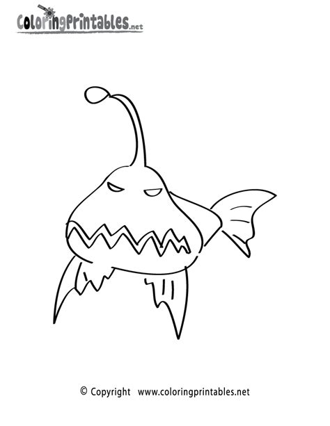 Scary Fish Drawing at GetDrawings | Free download