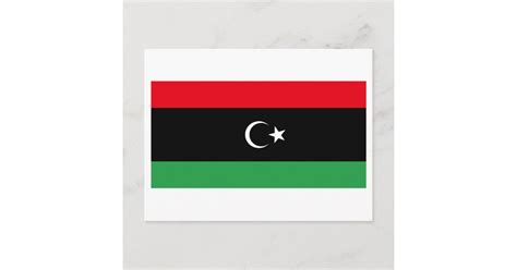 Kingdom of Libya Flag (1951-1969) Postcard | Zazzle