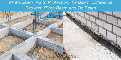 What is Plinth Beam? Plinth Protection, Difference Between Plinth Beam and Tie Beam - Civil Lead