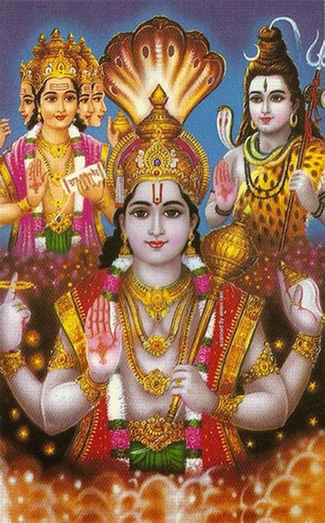 Brahma Vishnu Shiva Rare Images Trimurti | Hindu Devotional Blog