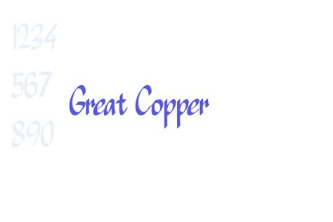 Great Copper - Font Free Download