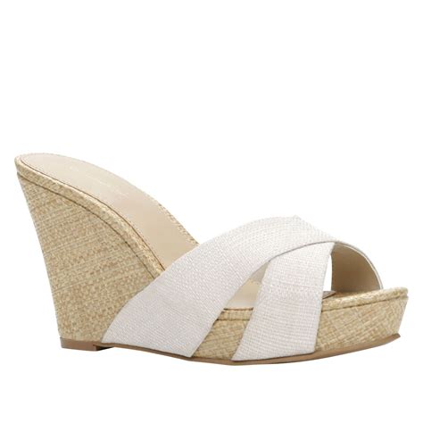 Aldo Santeramo Wedge Espadrille Sandals in White (Off White) | Lyst