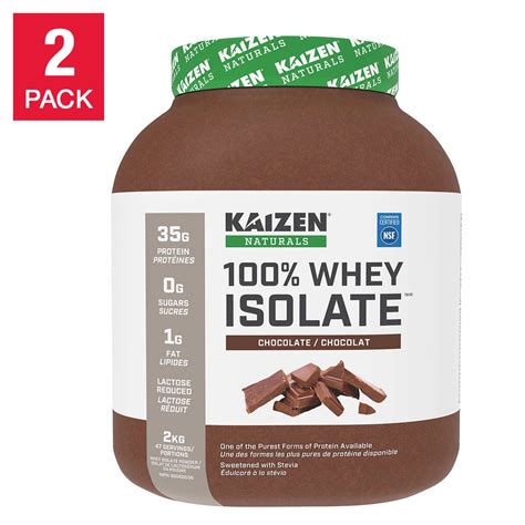 Kaizen Naturals Chocolate Whey Protein Isolate 2-pack | Walmart Canada