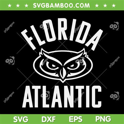 Florida Atlantic University FAU Owls SVG PNG