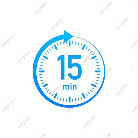 Stopwatch Timer Vector Art PNG, The 15 Minutes Timer Stopwatch, Color ...