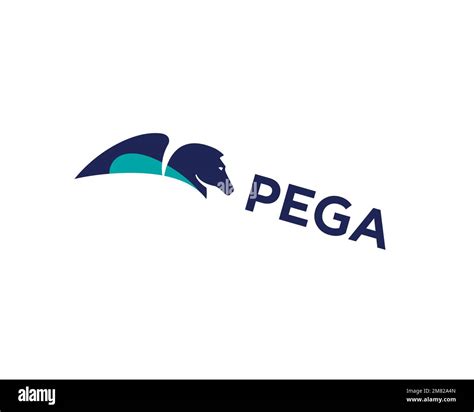 Pegasystems, rotated logo, white background B Stock Photo - Alamy