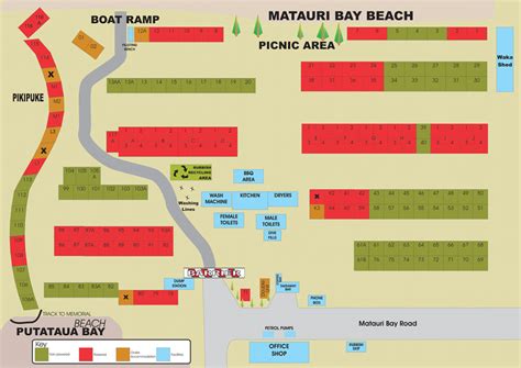 Camp Map - Matauri Bay