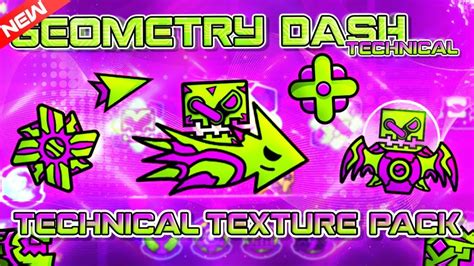 Technical 75K Texture Pack – Geometry Dash Texture Packs