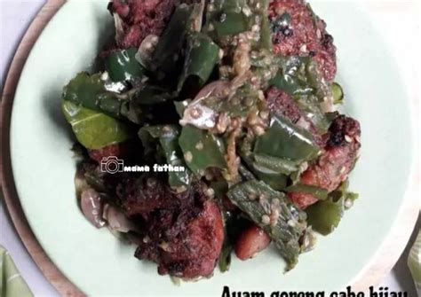 Resep Ayam goreng cabai hijau oleh Mama fathan - Cookpad