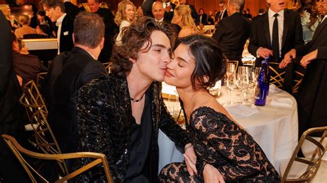 Kylie Jenner and Timothée Chalamet Have Date Night at the 2024 Golden ...