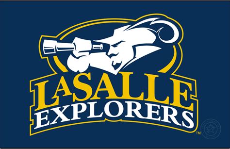 La Salle Explorers Logo - Primary Dark Logo - NCAA Division I (i-m ...