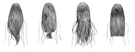 Straight Hair Drawing Amazing - Drawing Skill