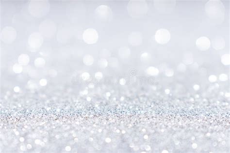 White Glitter Background