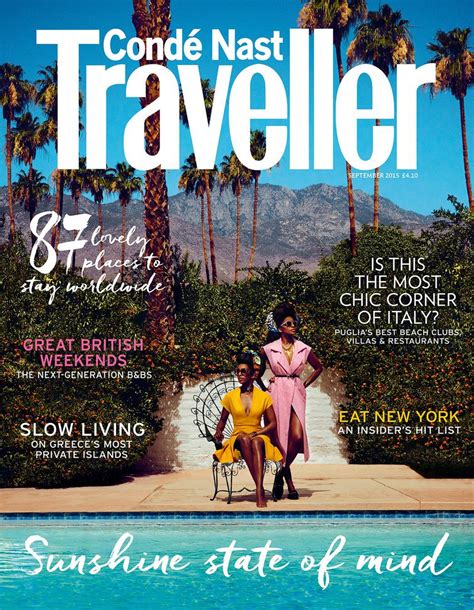 Conde Nast Traveler September 2015 Cover (Conde Nast Traveller UK)