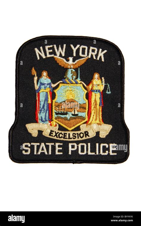 New York State Police patch Stock Photo - Alamy