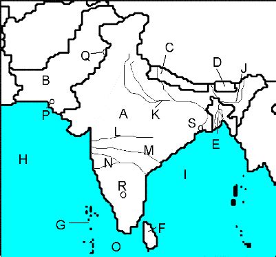 World Geography South Asia Unit 8: Map Quiz - Trivia & Questions