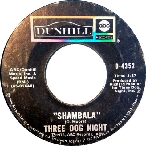 Three Dog Night - Shambala (1973, Vinyl) | Discogs