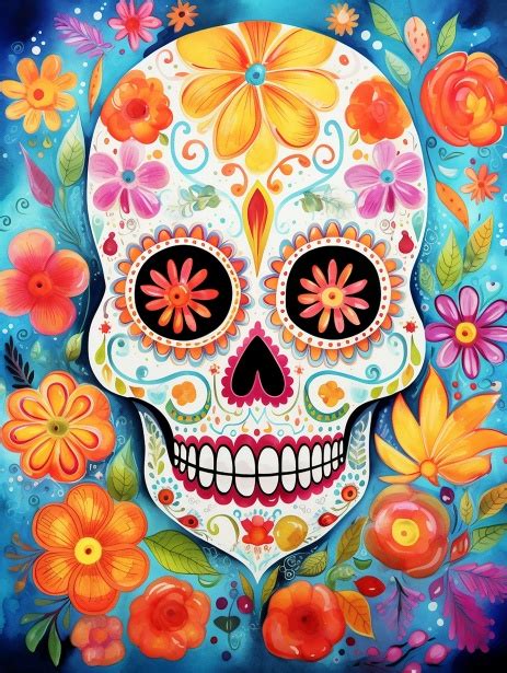 Day Of The Dead Skull Free Stock Photo - Public Domain Pictures
