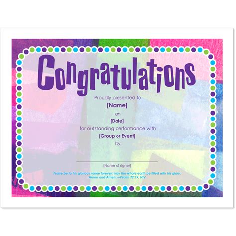 Sunday School Promotion Certificate Templates – Yatay Within Free Vbs Certificate Templates ...