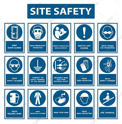 Ppe Safety Vector Art PNG, Safety Ppe Must Be Worn Sign Isolate On White Background, Safety ...