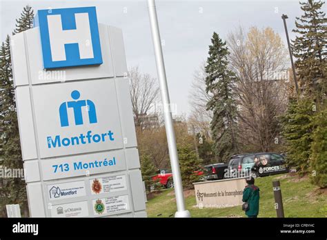 Hopital Montfort Hospital is pictured in Ottawa Stock Photo - Alamy