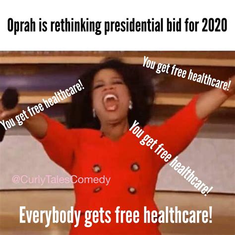 Oprahs thinking of running for president 2020 : memes