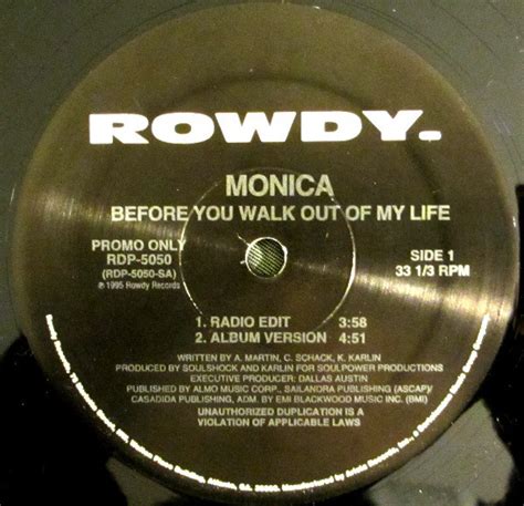 Monica - Before You Walk Out Of My Life (1996, Vinyl) | Discogs