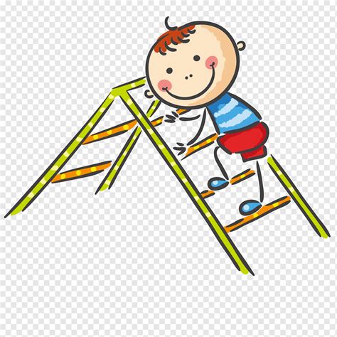 Playground Child, Climb the ladder boy, game, technic, boy png | PNGWing