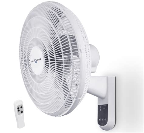 Buy 16 Inch Wall Fan with Remote Control, Garage Fan, High Velocity Wall Fan, 70 Degree ...