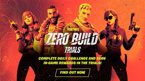 Fortnite Zero Build Trials: Play Zero Build for In-Game Rewards!