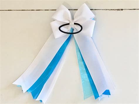 Blue and White Horse Show Bows Equestrian Show Bows - Etsy