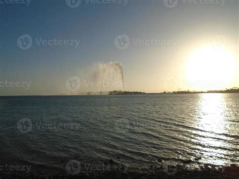 Beautiful Sunset at Jeddah Corniche 7022847 Stock Photo at Vecteezy