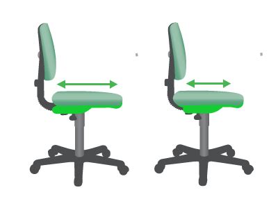 Adjustable Seat Depth Office Chair - Astrogeopysics
