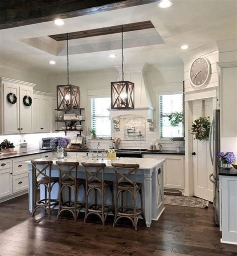 Modelos de Cozinha 2019 | Farmhouse style kitchen, Kitchen style, Farmhouse kitchen design