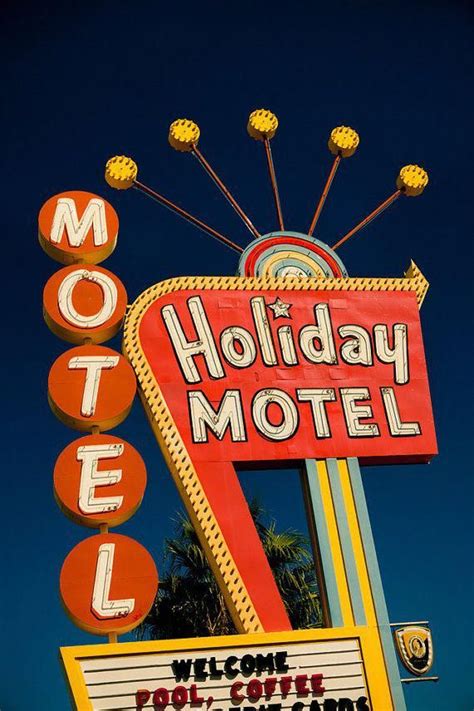 Las Vegas Holiday Motel Vintage Neon Sign by RetroRoadsidePhoto, $15.00 | Retro signage, Neon ...