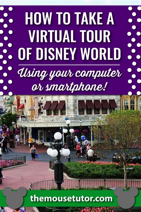 Take a virtual tour of the Disney World parks & Disney Springs right from your computer or ...