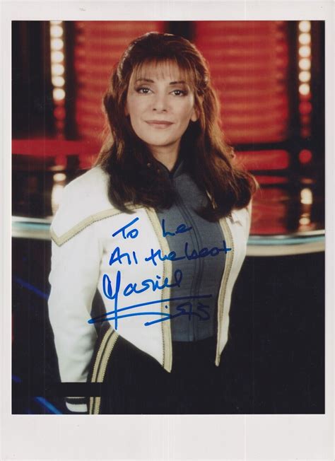 MARINA SIRTIS AUTOGRAPH SIGNED 8 X 10 PHOTO AUTO STAR TREK GARGOYLES ...